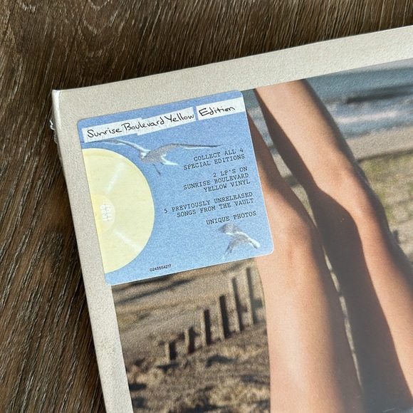 NEW SEALED Taylor Swift 1989 (Taylor’s Version) Sunrise Boulevard Yellow Vinyl - Picture 2 of 5